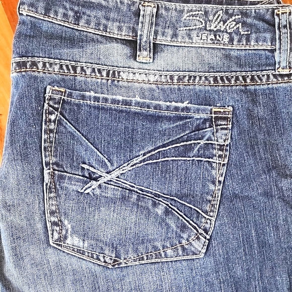 PLUS SILVER JEANS, LOLA, Bootcut, SZ23, L 33😍 - Picture 3 of 5